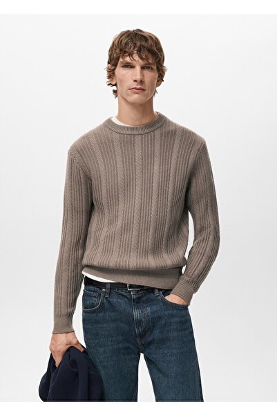 MANGO Man Kalıplı triko kazak