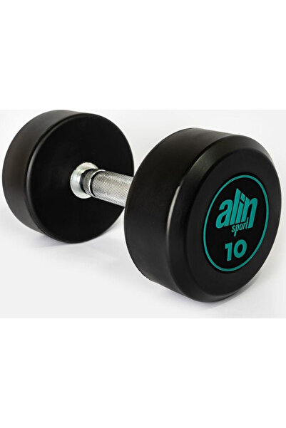 Genel Markalar 10 Kg 10 Kg Profesyonel Dambıl Kauçuk Dambıl Seti 10 kg Siyah