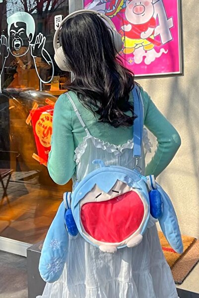 Ecrou Прозрачна чанта за рамо с предно прозорче, синя