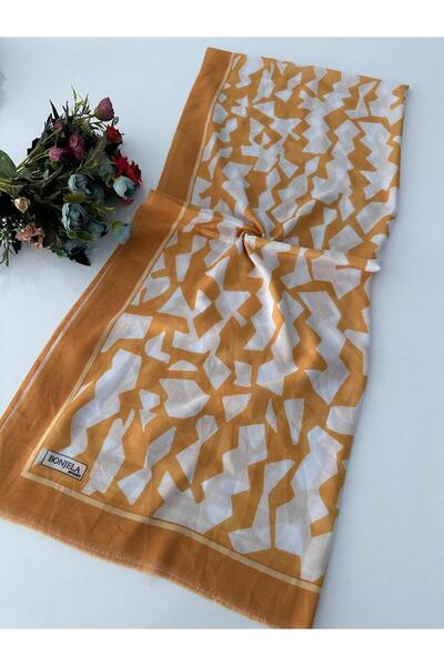 Bonjela شال صيفي قطني منقوش رياضي - رفيع Bonjela LBS0104