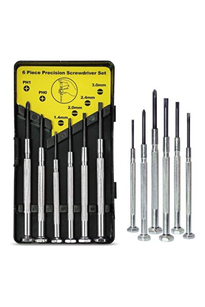 Genel Markalar 6 Parça Mini Saatçi ve Telefoncu Onarım Tornavida Seti Hassas ...