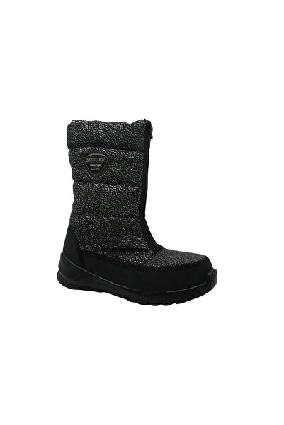 Scooter حذاء ثلج نسائي مقاوم للماء باللون الأسود اللامع Z7447TSQ