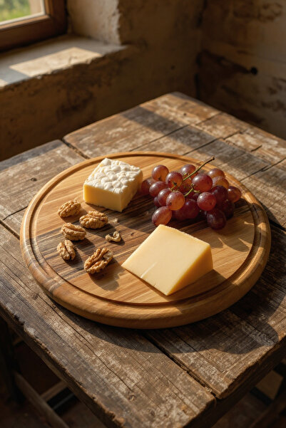 Demy Craft Demycraft Emilia Walnut Wood Presentation Board 29 Cm.