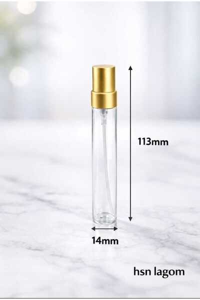 Genel Markalar 10 ml Boş Kalem Parfüm Şişesi Cam Tüp Vidalı Kolay Takılır (1 ...