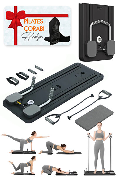 RELAXUS Çok Fonksiyonlu Egzersiz Aleti Pilates Reformer, Ev Tipi Pilates Ista...