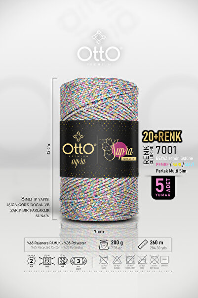 Otto Premium Simli Supra - Εξωτερικό Multi Sim - Πακέτο 5 τεμαχίων - 3mm/200g...