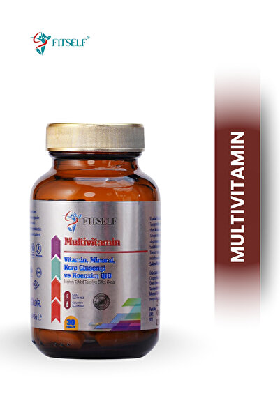 Fitself مكمل غذائي متعدد الفيتامينات 30 قرص (جينسنغ كوري + إنزيم Q10)