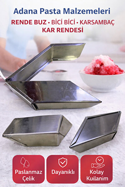 Adana Pasta Malzemeleri RENDE BUZ BİCİ BİCİ KARSAMBAÇ KAR RENDESİ
