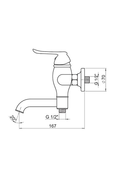 GPD Tauro Bathroom Faucet - Mbb150-