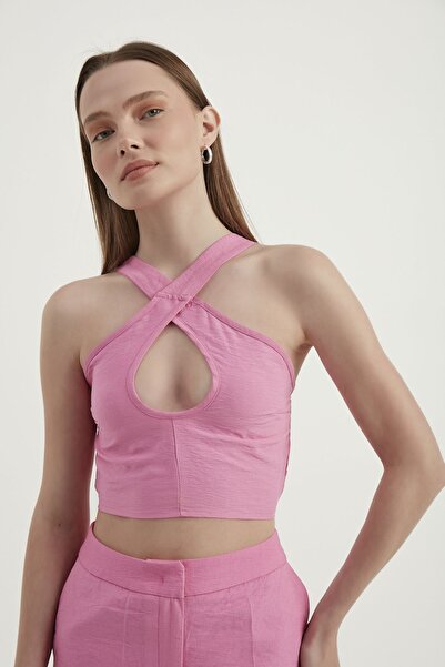 Hiccup Кроп-топ з вирізом на спині