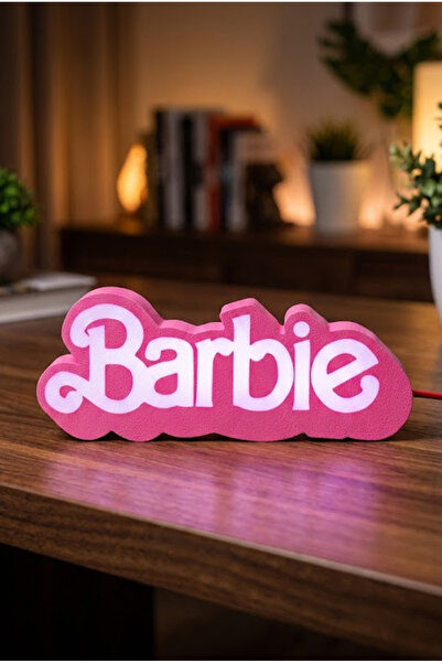 Shaddshop Barbie Ledli Tablo Hediyelik Duvar Figür (USB Type A ile çalışmakta...