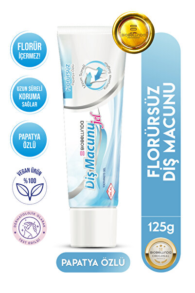 BioBellinda Doğal Florürsüz Diş Macunu Jel 125 gr | Helal Sertifikalı