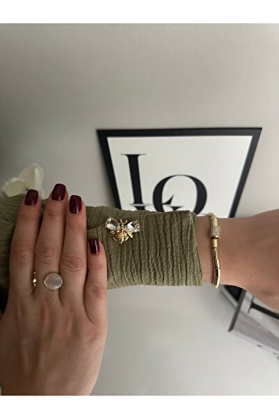 RENDA ACCESSORY Arı Model Düğme Kapağı (2 Adet)