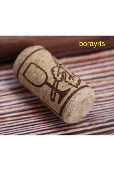 Mantar Şişe I 10 Adet Doğal Tıpa Şarap Şişesi Tıpası