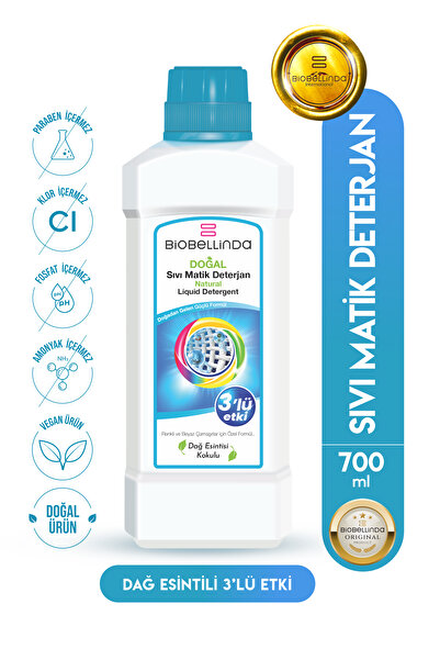 BioBellinda Doğal Ultra Yoğun 3 Etkili Sıvı Matik Deterjan 700 Ml