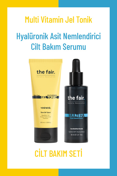 the fair. the fair. Multi Vitamin Jel Tonik 30 ml ve Hyalüronik Asit Nemlendi...
