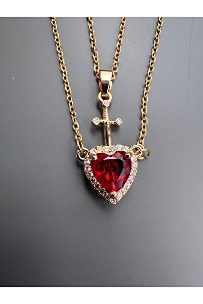 shop KALP KILIÇ KOLYESİ ÇELİK KOLYE KADIN