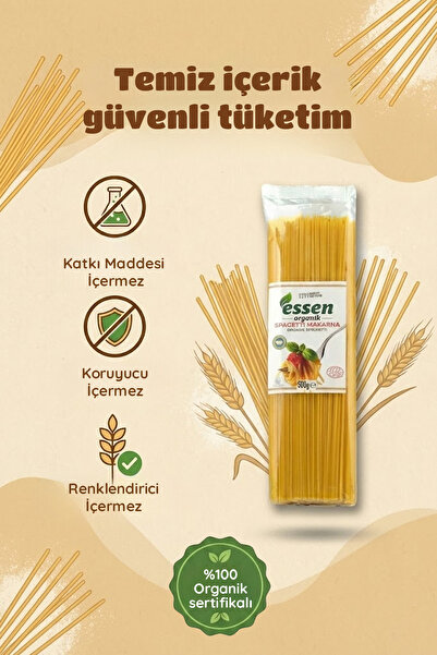 Essen Organik Organik Spagetti 500 gr