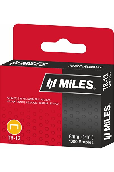 KL HOME Miles 13/8 Staples 1000 Pieces Metallic Gray