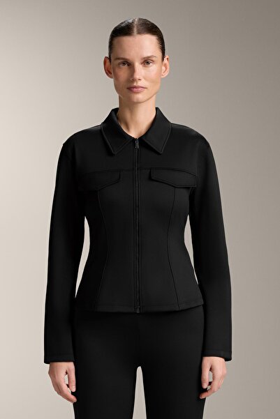 Oysho Neoprene-effect ribbed jacket