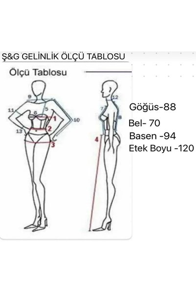 GÖKŞİN MODA فستان زفاف مزدوج