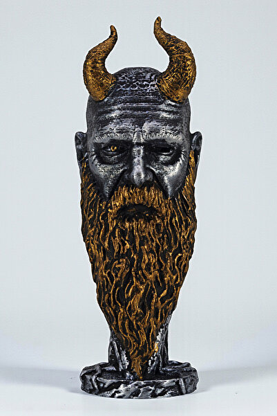 Hunga God Of War Mimir Figür Büst 12 Cm