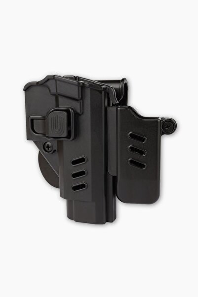 bg black grips Black Grips Sarsılmaz P8L Uyumlu Şarjörlü Polimer Taktik Kılıf
