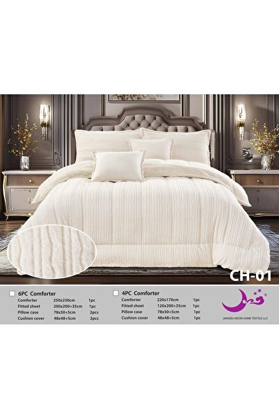 Moon مفرش الشتا lve الفاخر نفرين 6 قطع