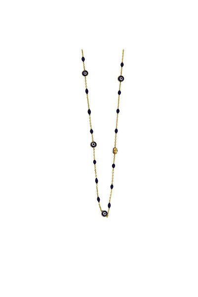 Altınkaynak 14 Ayar Altın Nazar Boncuklu Kolye - 0192996