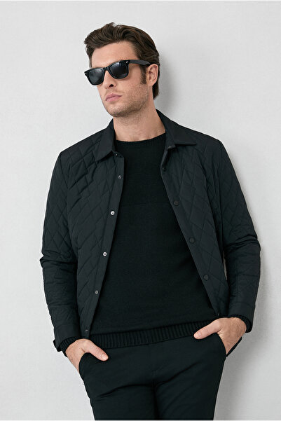 Kiğılı Regular Fit Plain Quilted Coat
