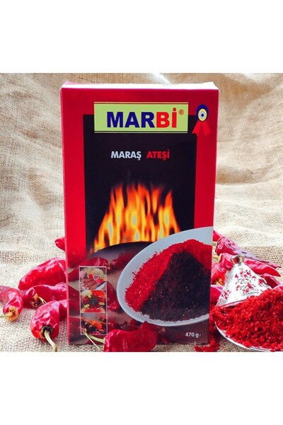 Marbi Kahramanmaraş Kırmızı Çok Acı Pul Biber (470 gr)