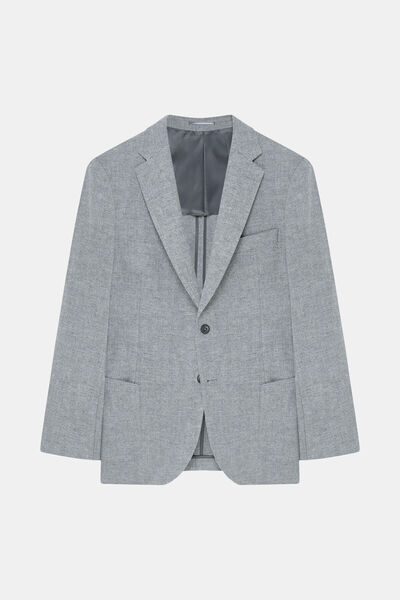 W Collection Gray Relax Fit Jacket