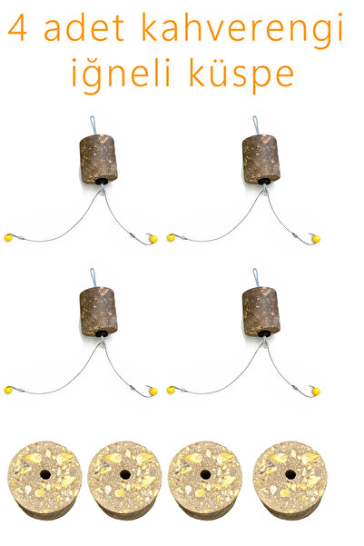 SAZAN RİG Küspe Aparatlı Sazan Takımı 4'Lü (ALABALIKLI YEDEK KÜSPELİ)
