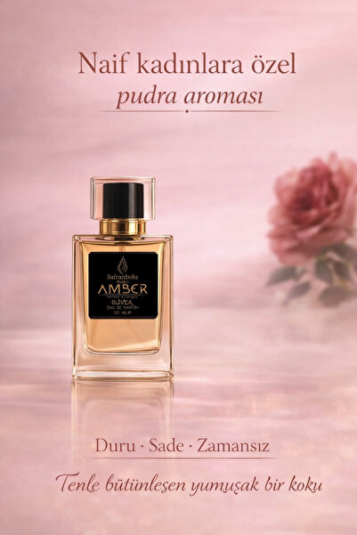 safranbolu miski amber Pudra Kokulu Naif Kadın Parfümü