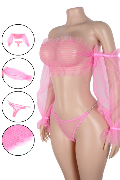 Lingerie and Fashion Style transparent set