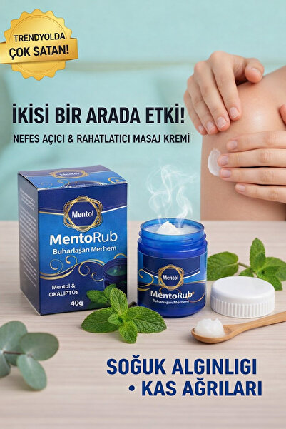 MentoRub Mentollü Masaj Kremi 40 Gr
