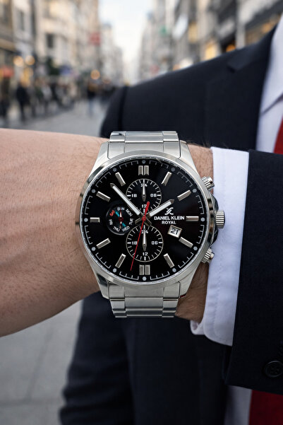 Daniel Klein Navy Blue Dial Original Men's Wrist Watch and Bracelet