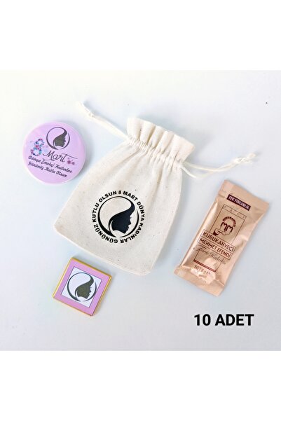 ORGANİZASYON HEDİYEM 10 قطع هدية يوم 8 مارس للسيدات مغناطيس مع حقيبة - فانوس،...