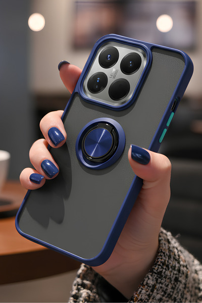 Hatreds Xiaomi Mi 15T İçin Kamera Korumalı Yüzüklü Kılıf - Leke Tutmaz Mat ve...