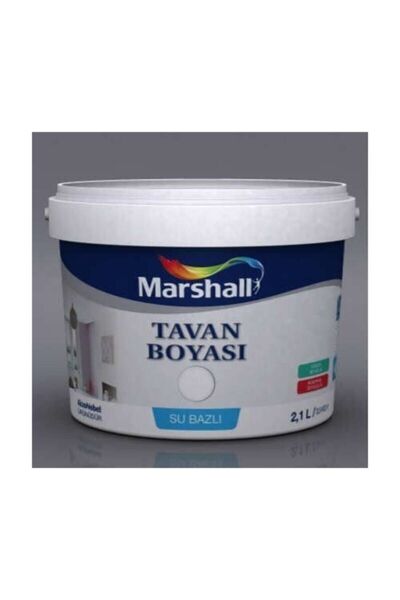 Marshall Tavan Boyası Beyaz 2,1lt (3,5KG) - 0.080 l - 3.5 kg - 0.140 kg - Pla...