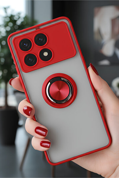 Hatreds حافظة لهاتف Xiaomi Poco X6 Pro مع حلقة حماية للكاميرا - مقاومة للبقع ...