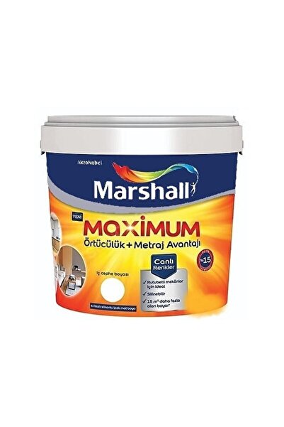 Marshall Maximum Silikonlu Ipek Mat Boya