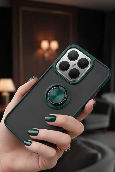 Hatreds Xiaomi Mi 15T Pro İçin Kamera Korumalı Yüzüklü Kılıf - Leke Tutmaz Ma...
