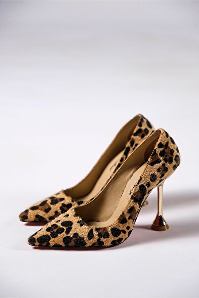 Ayakkabı Ateşi Дамски дизайнерски обувки на леопардови токчета със специален ...