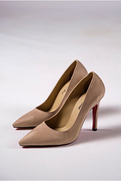 Ayakkabı Ateşi Skin Suede Γυναικεία παπούτσια με λεπτό τακούνι Stiletto Yoshi