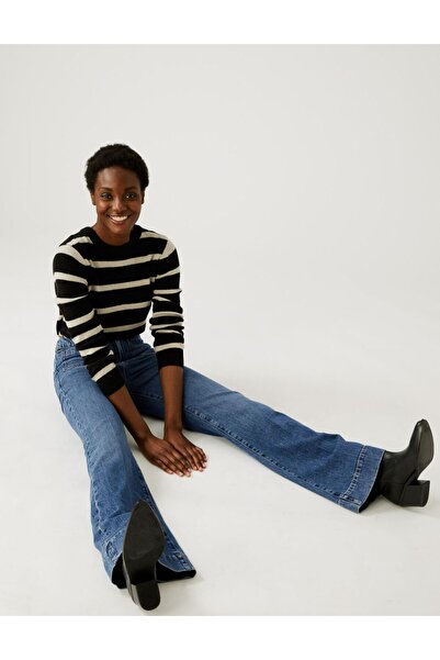 Marks & Spencer Yüksek Bel Flared Fit Jean Pantolon