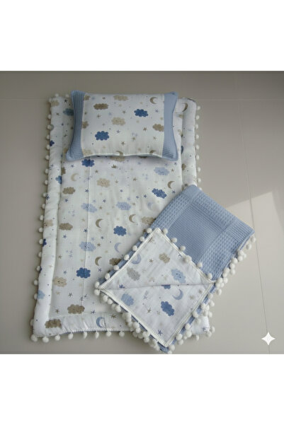 Wenaris Baby Diaper Set with Blanket, Cushion, Baby Pillow, Newborn, Crib, Ba...