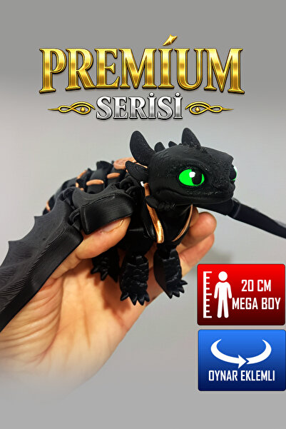 YAGLİZ Premium Özel Seri Dişsiz Ejderhanı Nasıl Eğitirsin Toothless Figürü Tü...