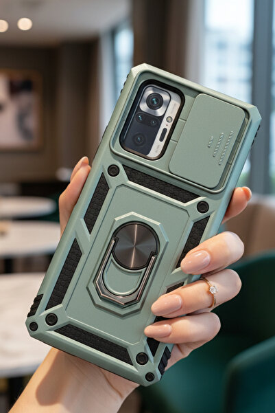 AQUA AKSESUAR Xiaomi Redmi Note 10 Pro Kılıf | Kapak Kızaklı Kamera Korumalı ...