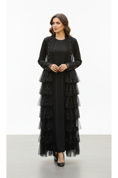 Tane Kadın tesettür içli dışlı abiye elbise